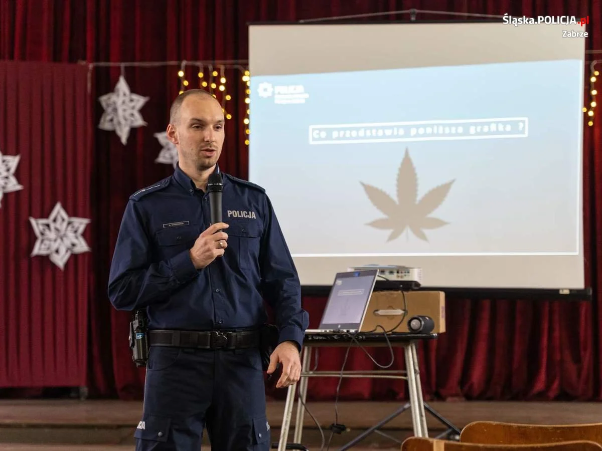 Uzależnienia tematem spotkania z uczniami