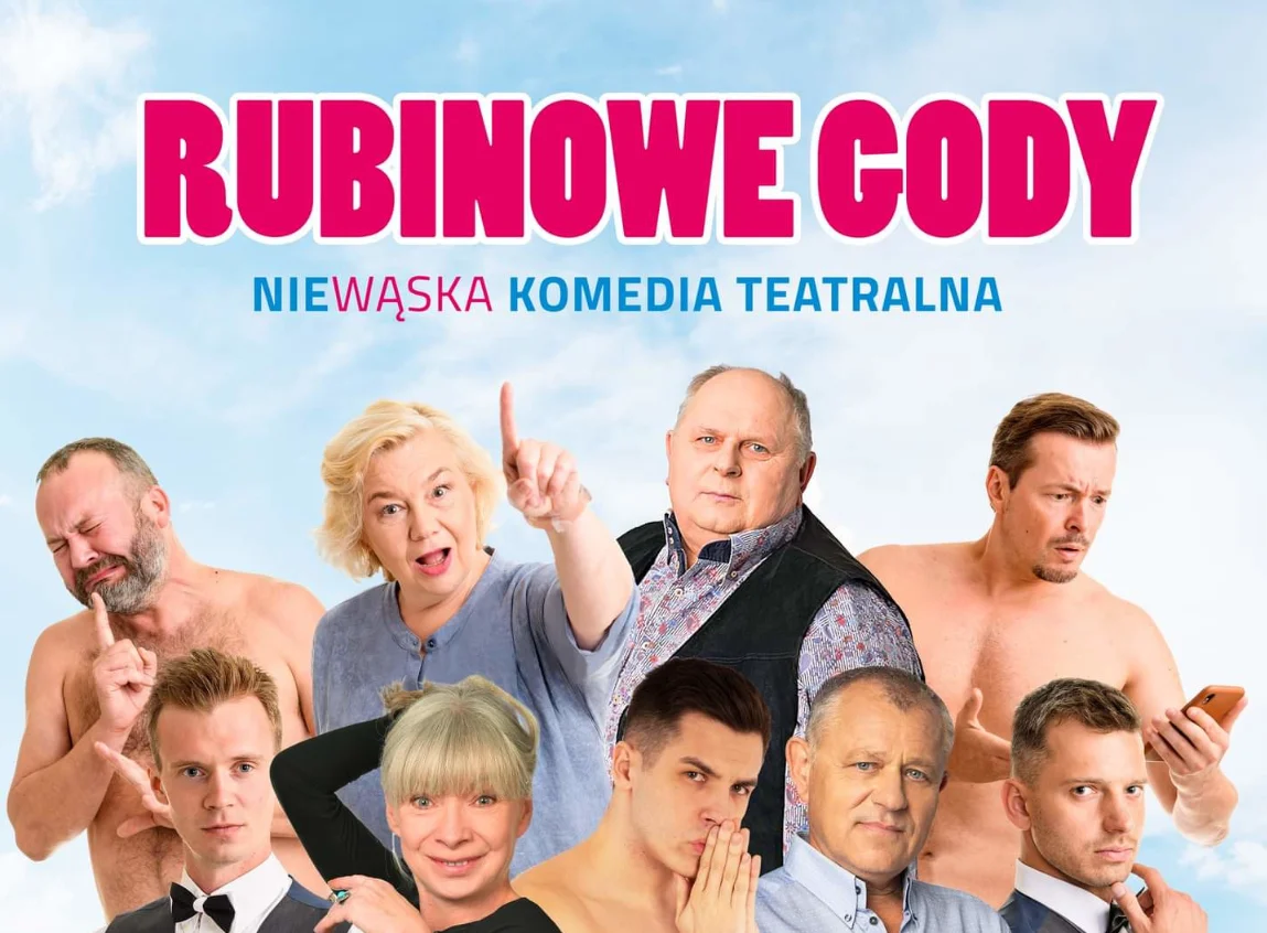 "Rubinowe gody" - niewąska komedia teatralna w Miejskim Centrum Kultury im. Henryka Bisty