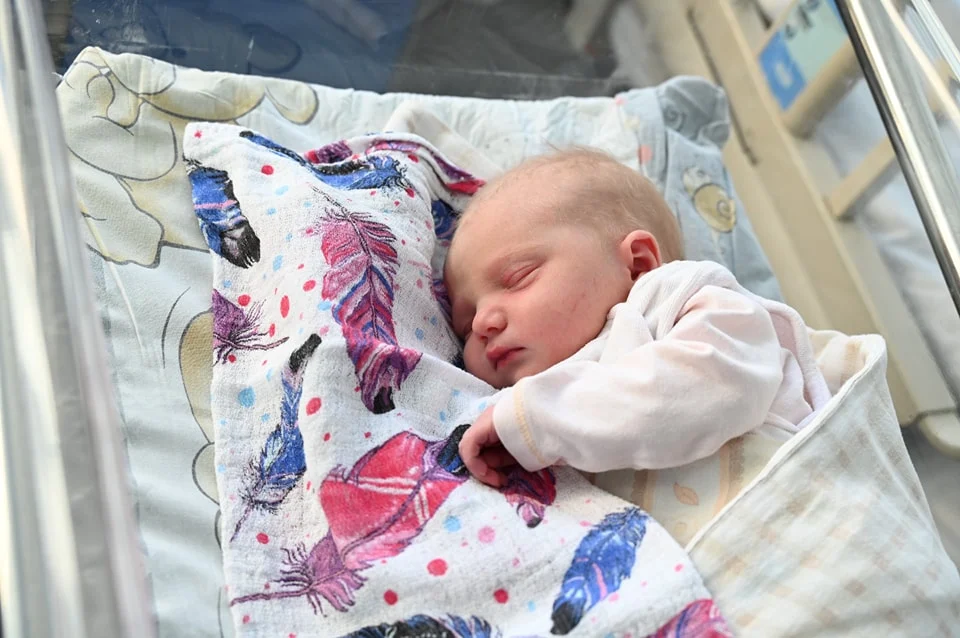 Mała Amelia to pierwsze dziecko, które urodziło się w 2023 roku w rudzkim szpitalu!