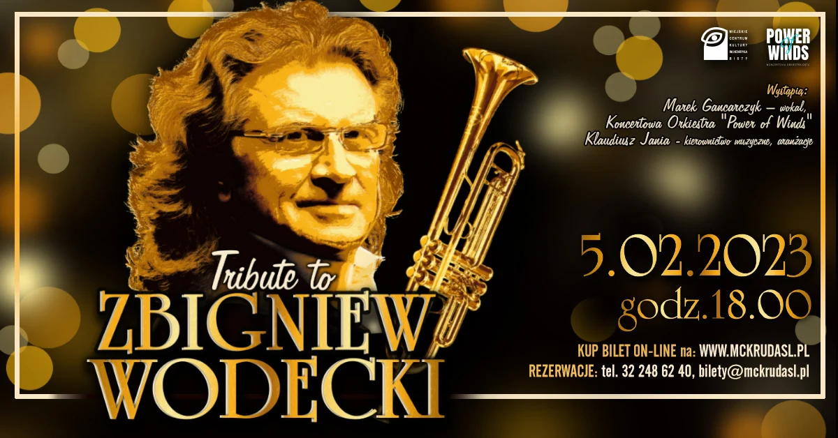 Koncert "Tribute to Zbigniew Wodecki" w MCK!