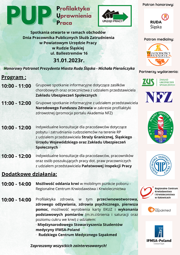 Powiatowy Urząd Pracy zaprasza na bezpłatne konsultacje