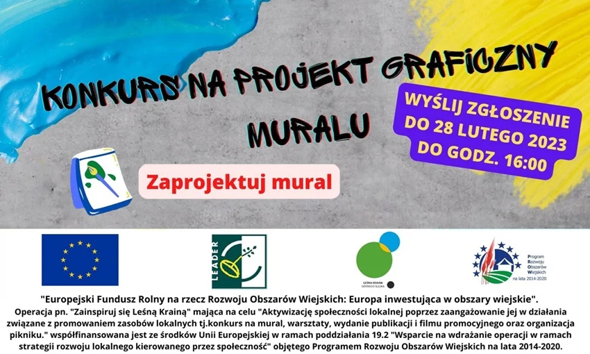 Konkurs na mural "Zainspiruj się Leśną Krainą"