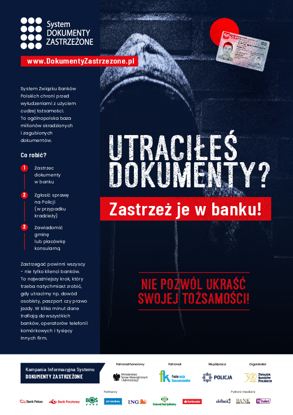 Co zrobić w przypadku utraty dokumentów? Kampania Informacyjna trwa