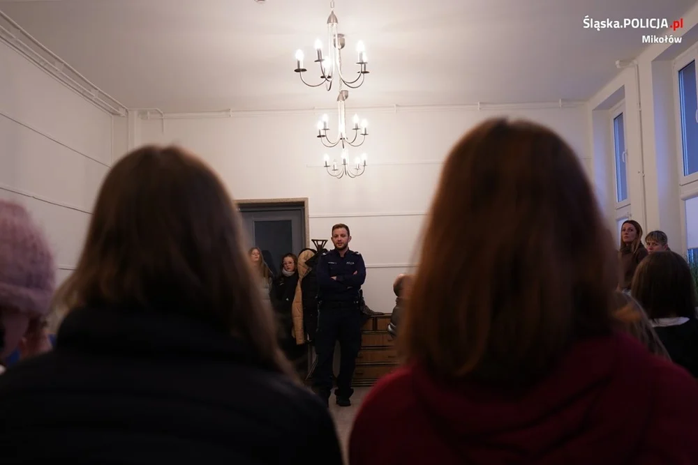 Łaziski dzielnicowy szkolił wolontariuszy WOŚP