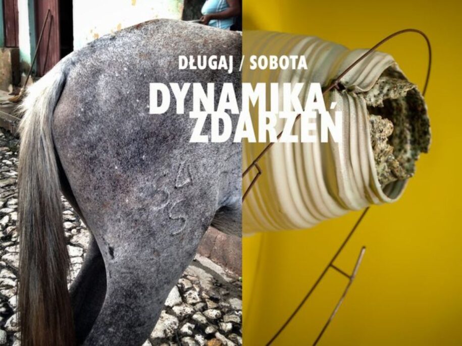 "Dynamika zdarzeń". Wernisaż wystawy Adama Soboty i Macieja Długaja