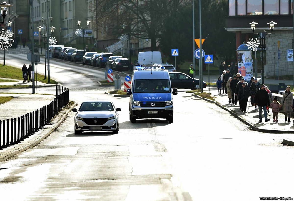 Policjanci zabezpieczyli orszak Trzech Króli