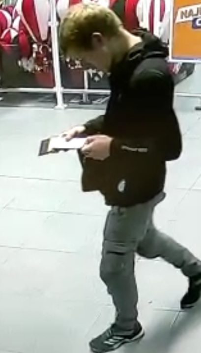 Wiesz coś o kradzieży lub rozpoznajesz mężczyznę ze zdjęcia? Powiadom Policję!