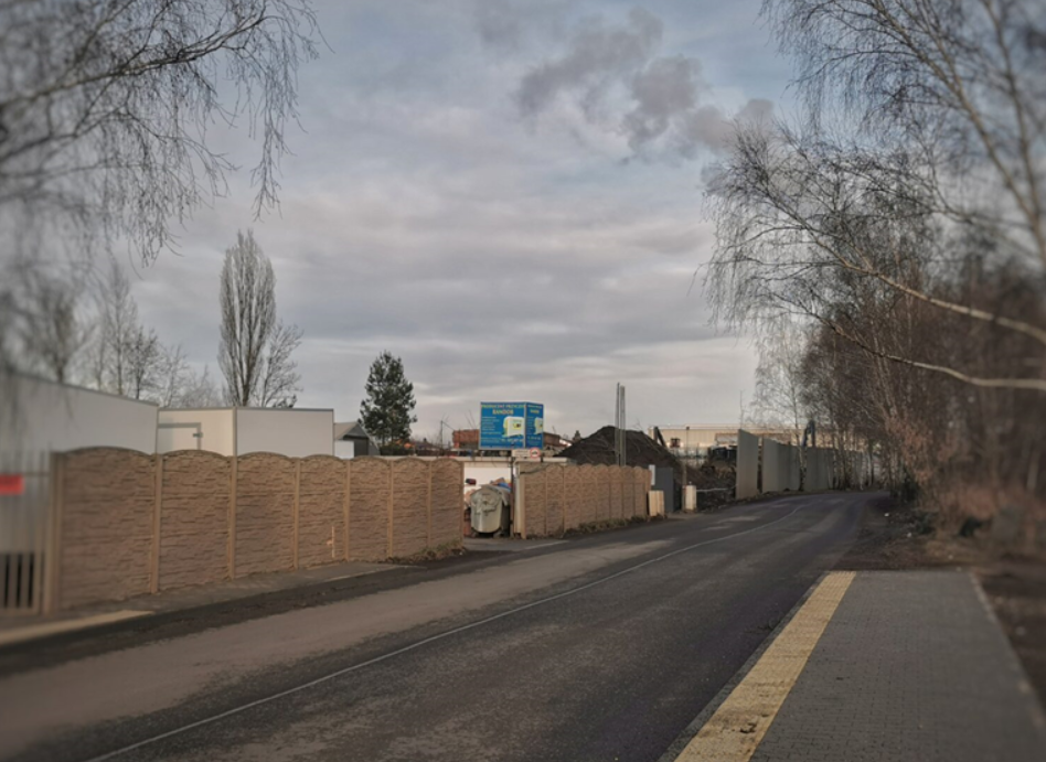 Ulica Chemiczna z nową nawierzchnią