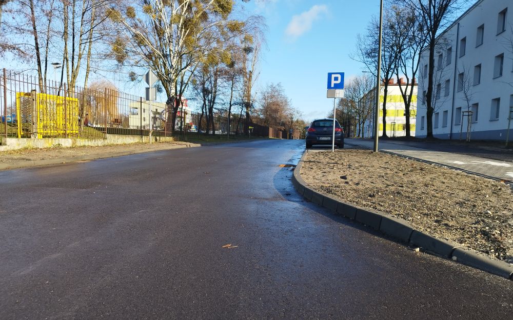 Ulica Olimpijska przebudowana