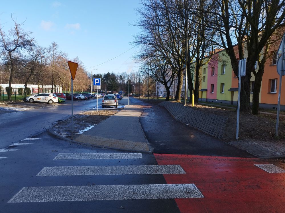 Ulica Olimpijska przebudowana