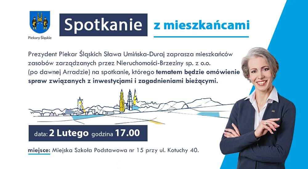 Spotkanie Prezydent Piekar Śląskich z mieszkańcami