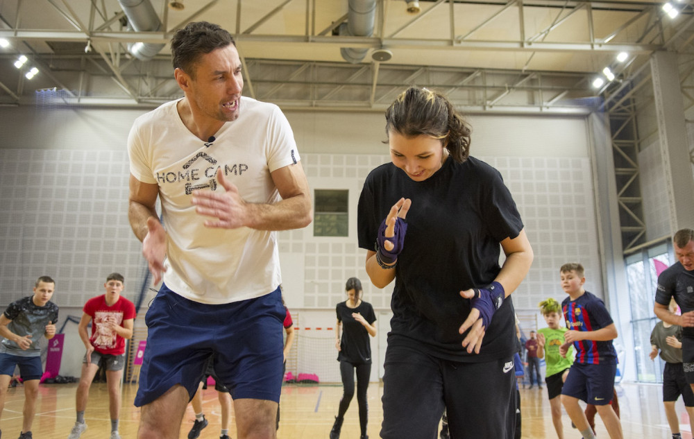 [ZDJĘCIA] Trenowali w sylwestra z bokserskimi mistrzami