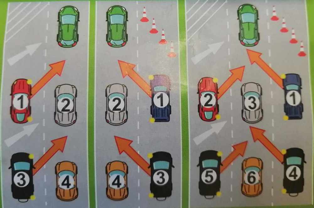 „Jazda na suwak". Bytomska drogówka wyjaśnia, na czym polega manewr naprzemiennej jazdy