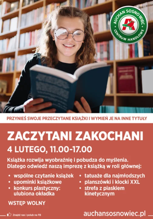 Przynieś przeczytane książki i zamień je na inne w Auchanie