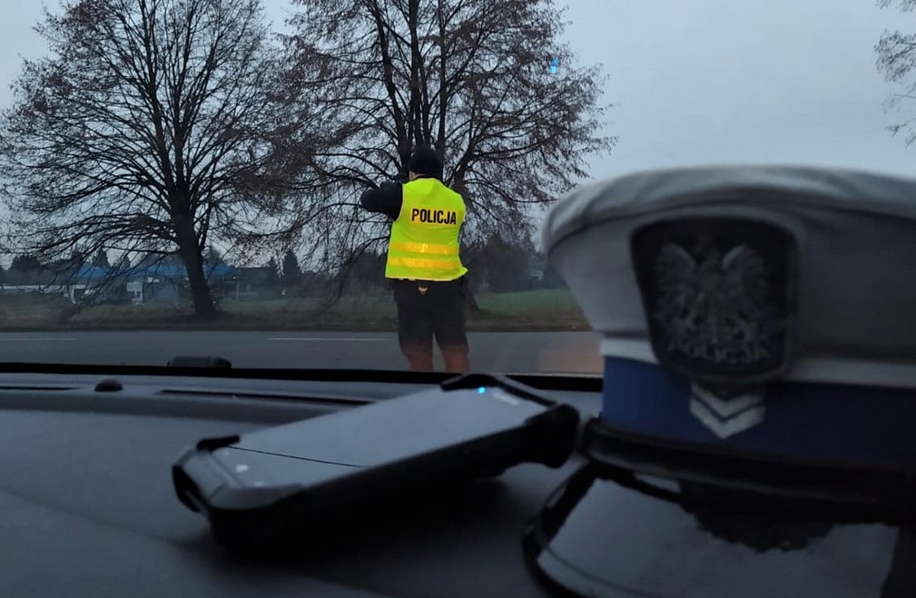 Mikołowska drogówka z akcją "Bezpieczny Pieszy"