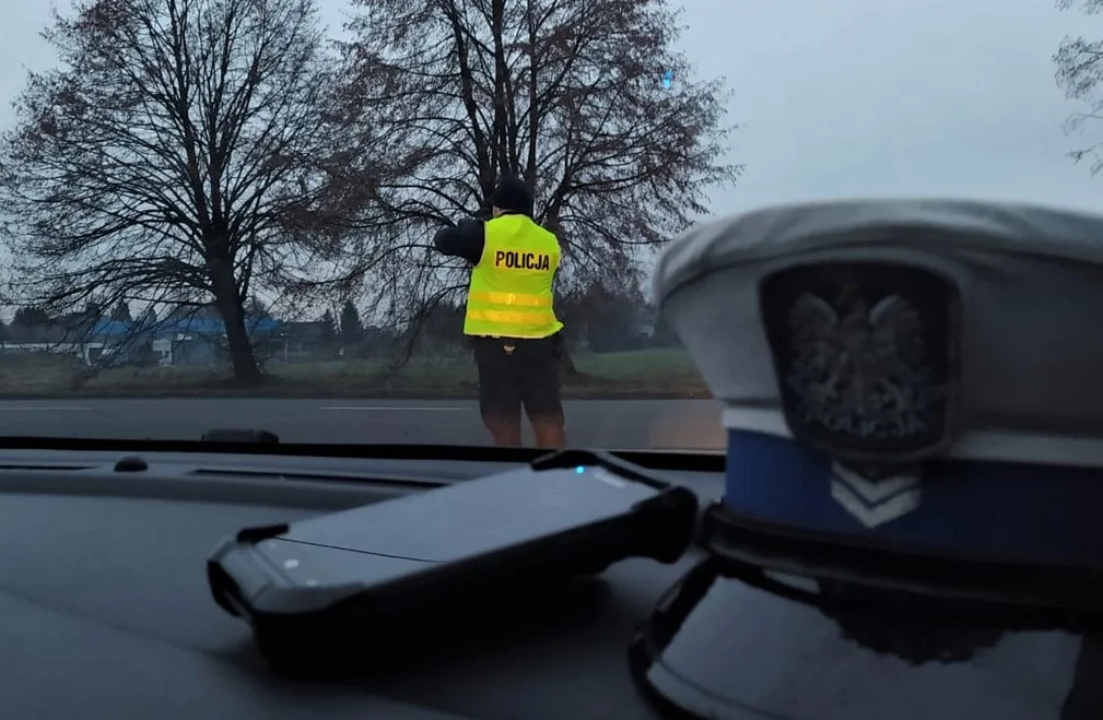 Mikołowska drogówka z akcją "Bezpieczny Pieszy"