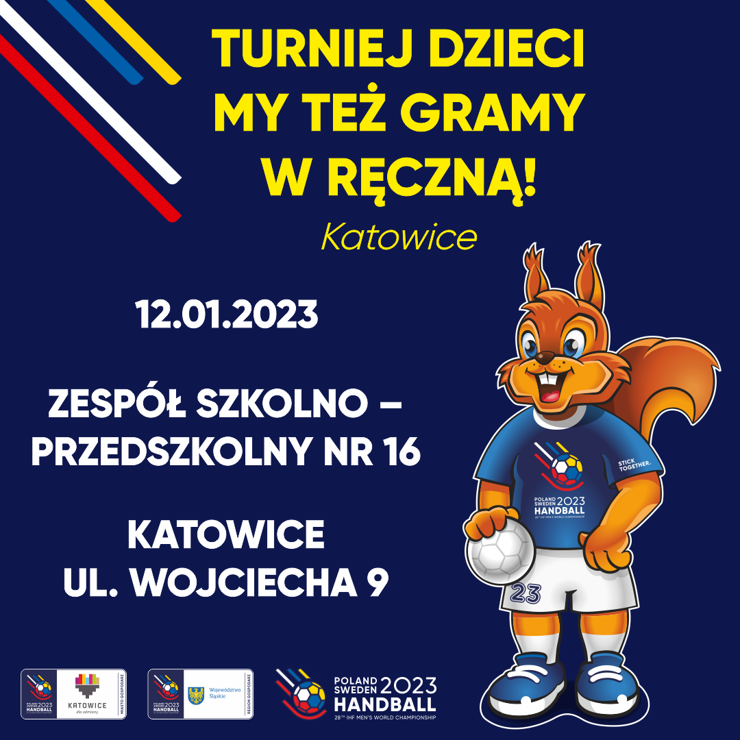 Turnieje "My też gramy w ręczną" ozdobią MŚ 2023