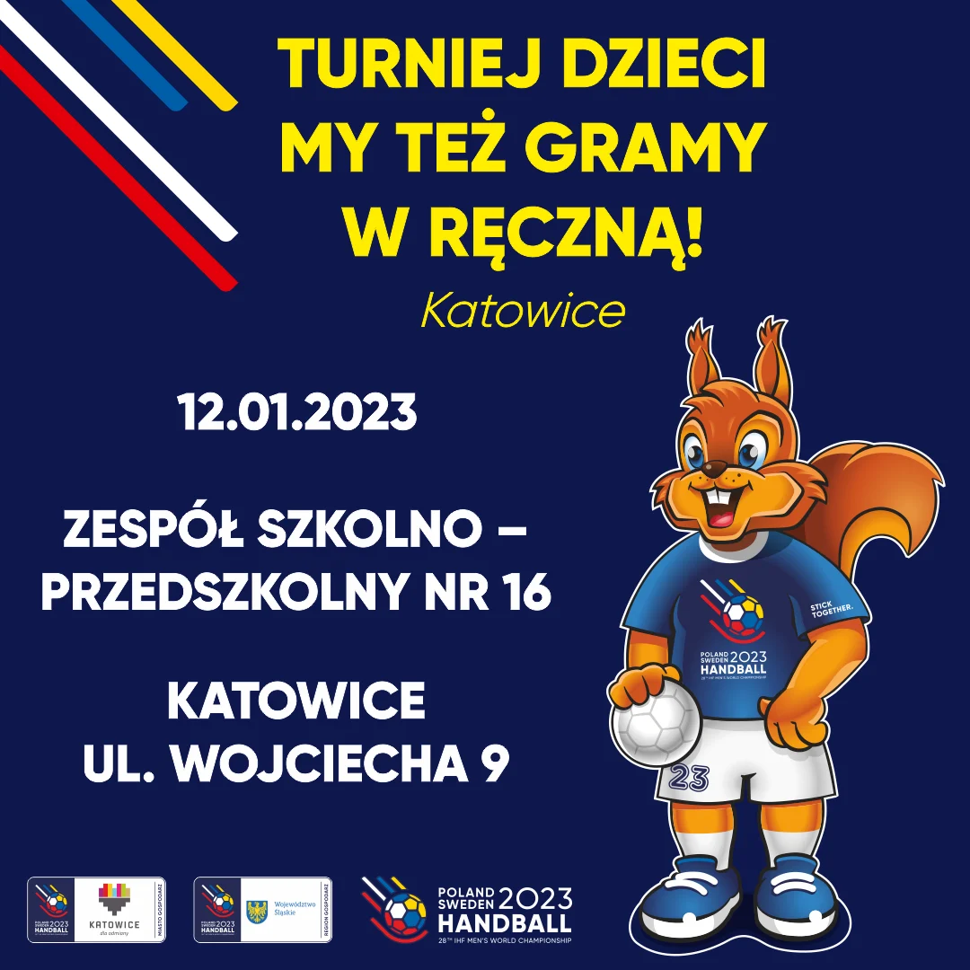 Turnieje "My też gramy w ręczną" ozdobią MŚ 2023