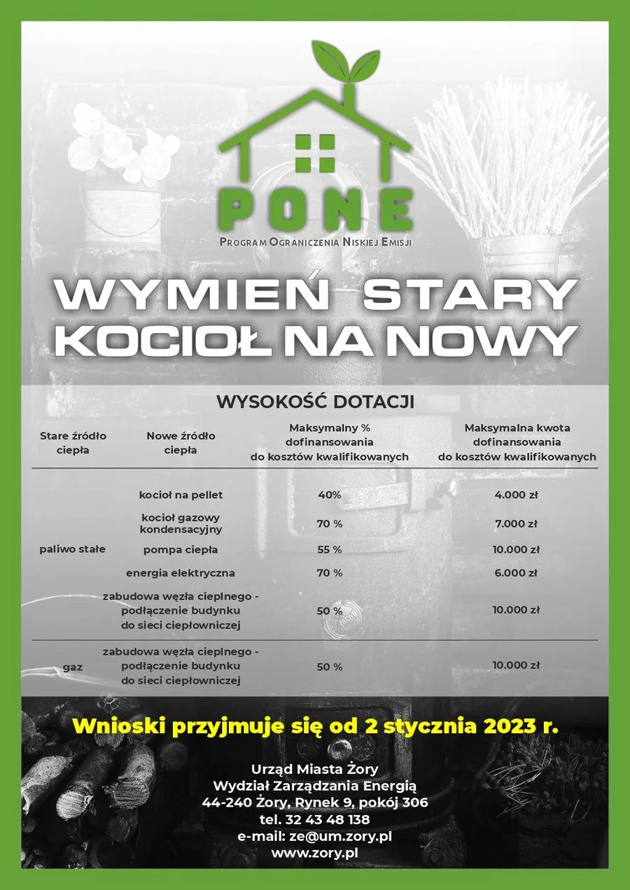 Nabór wniosków o dofinansowanie na wymianę starego źródła ciepła