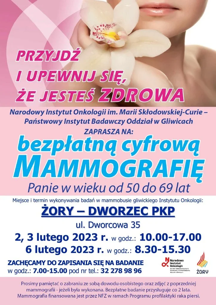 Mammobus już w lutym przyjedzie do Żor