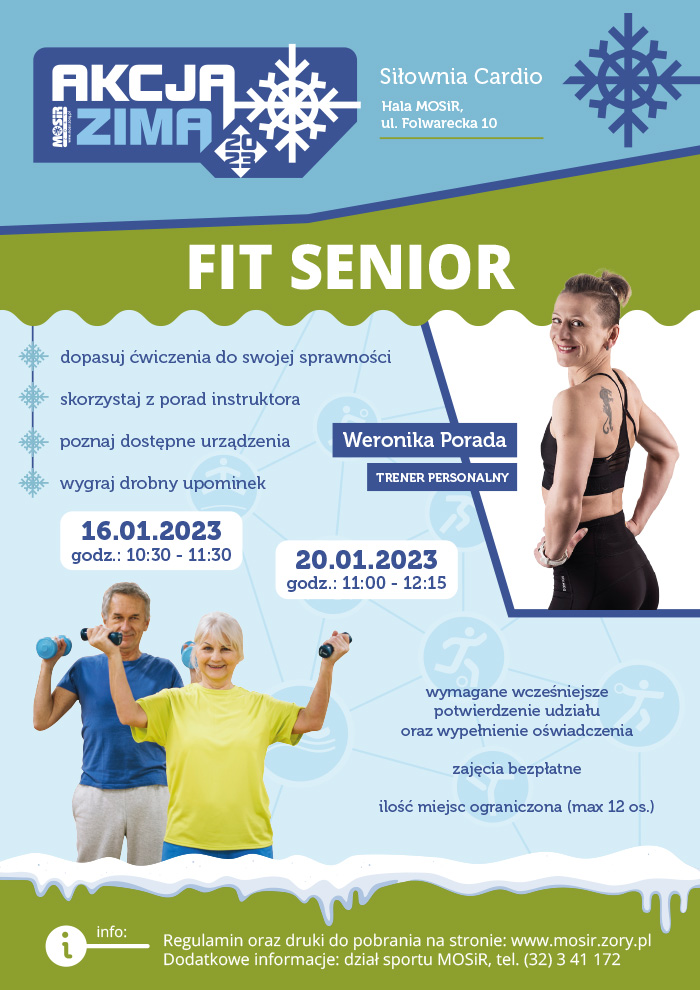 Zajęcia "Fit senior" w Miejskim Ośrodku Sportu i Rekreacji