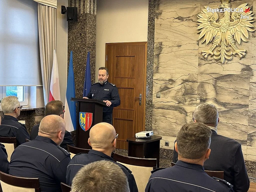 Odprawa roczna żorskiej policji / fot. KMP Żory 3