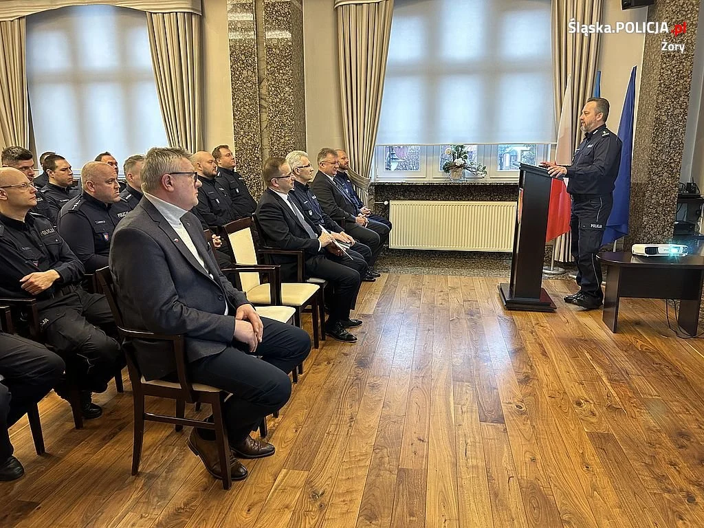 Odprawa roczna żorskiej policji / fot. KMP Żory 4