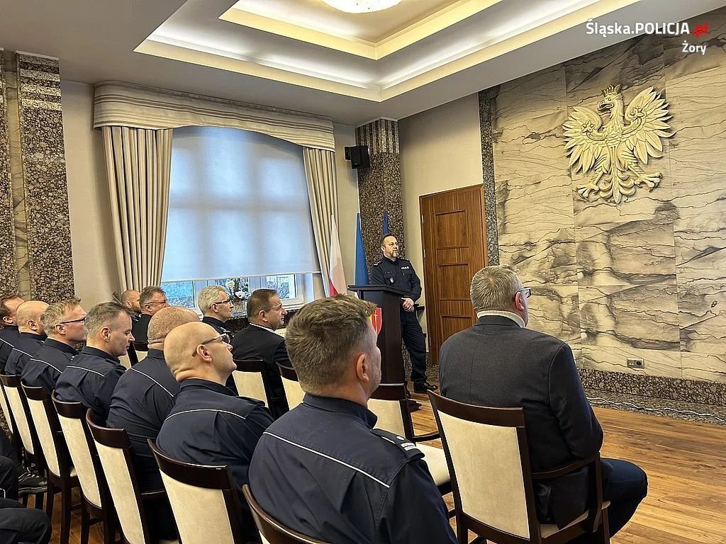 Odprawa roczna żorskiej policji / fot. KMP Żory 5