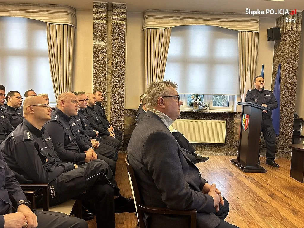 Odprawa roczna żorskiej policji / fot. KMP Żory 6