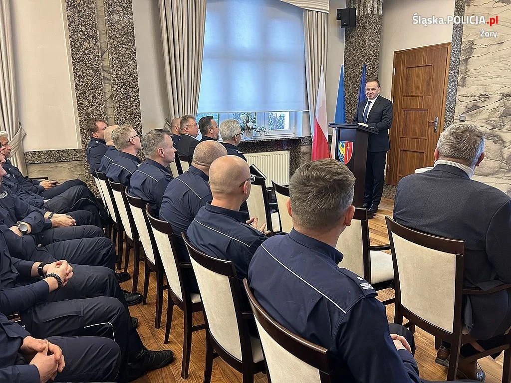 Odprawa roczna żorskiej policji / fot. KMP Żory 8