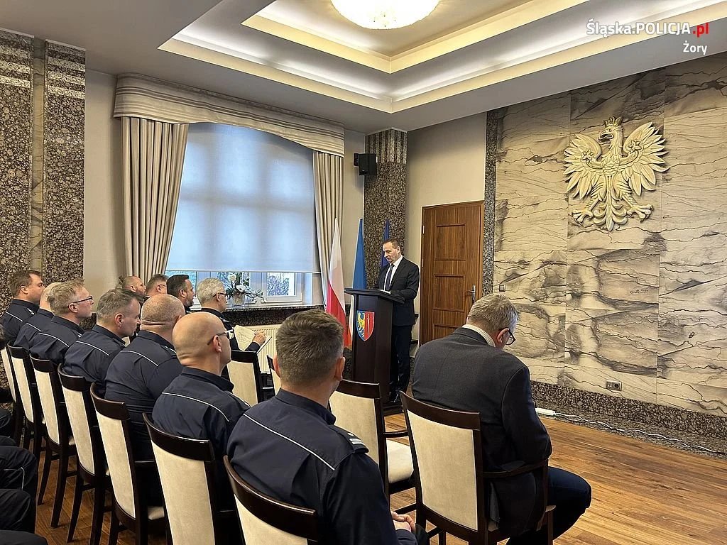Odprawa roczna żorskiej policji / fot. KMP Żory 9