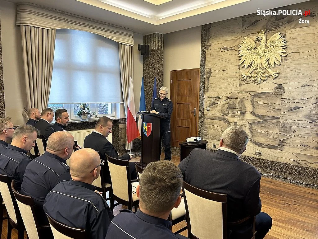 Odprawa roczna żorskiej policji / fot. KMP Żory 10