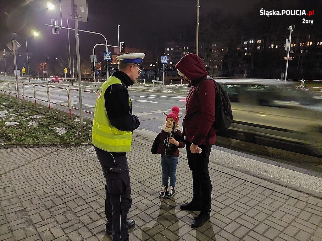 Policjanci przeprowadzili profilaktyczną akcję "Bezpieczny Pieszy"
