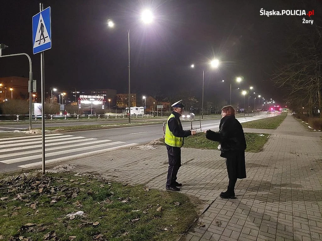 Policjanci przeprowadzili profilaktyczną akcję "Bezpieczny Pieszy" 7