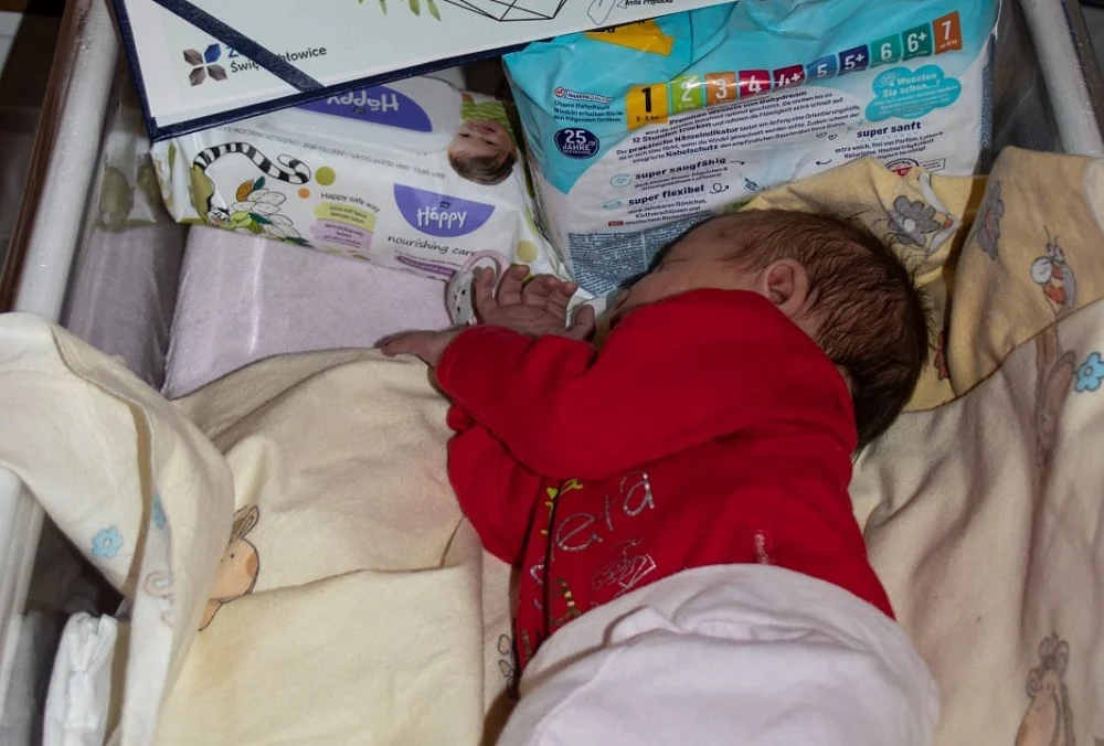 Mała Antonina to pierwsze dziecko, które urodziło się w 2023 roku w ZOZ Świętochłowice