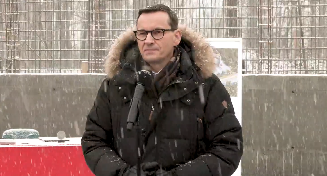 Premier Mateusz Morawiecki odwiedził Rude Śląską. Zainaugurował budowę nowej strażnicy