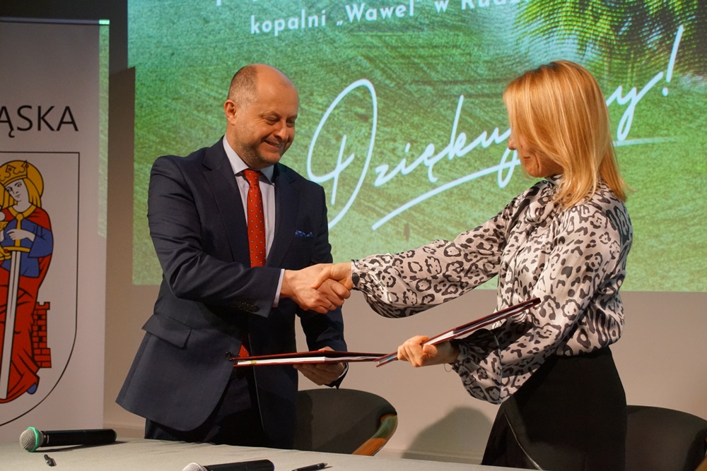 Podpisanie umowy na rewitalizację Szybu Franciszek 14