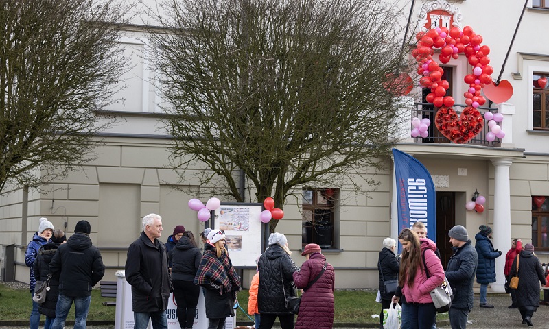 Zakochane Pyskowice, czyli niezwykłe walentynki na rynku