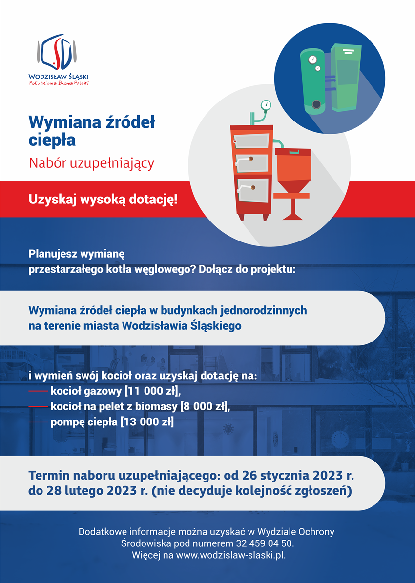 Wymiana źródeł ciepła. Trwa nabór uzupełniający do projektu