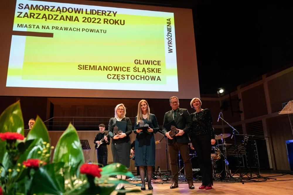 Siemianowice Śląskie wyróżnione w konkursie "Samorządowy Lider Zarządzania 2022"