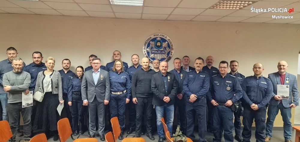 Uroczyste spotkanie mundurowych odchodzących na emeryturę