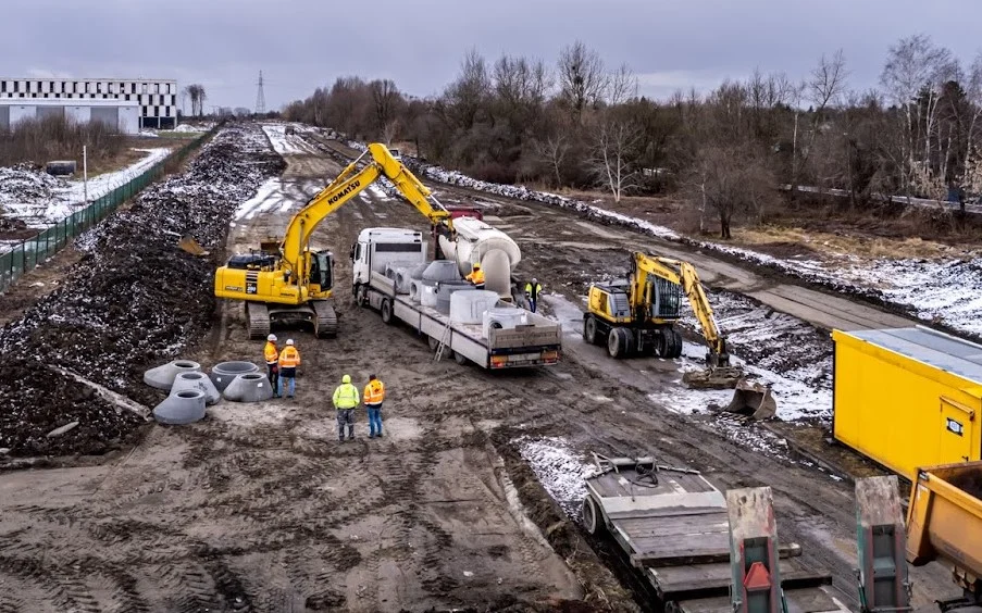 Obwodnica zachodnia przechodzi zmianę. Budowa w toku