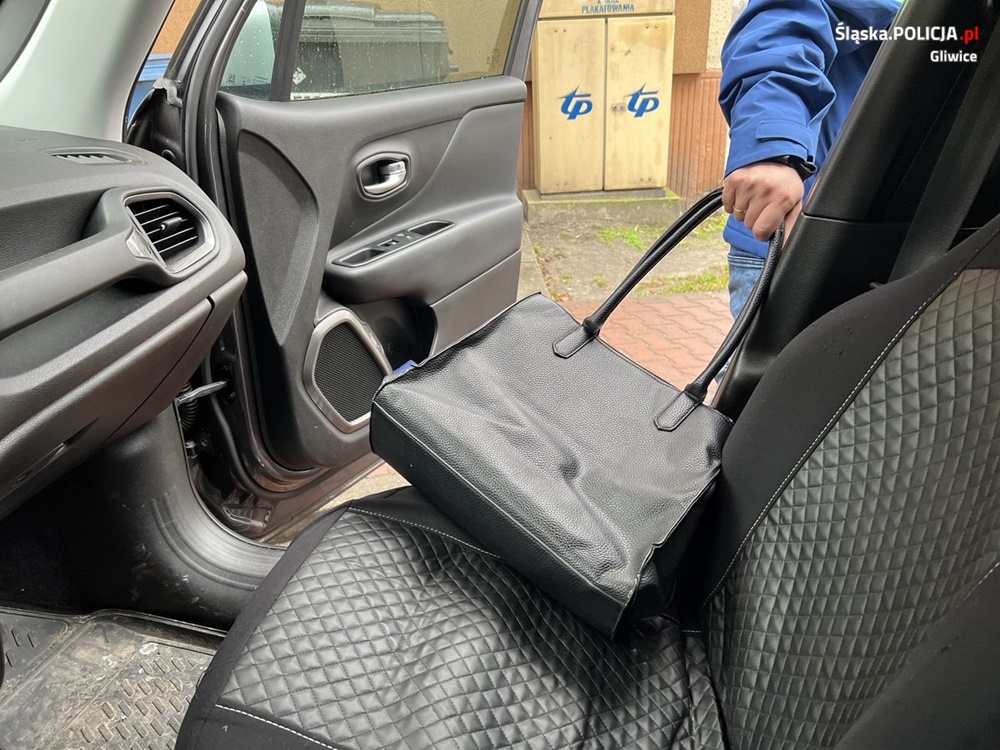 Skradziono torebki z siedzeń samochodu w Gliwicach. Sprawą zajęli się już kryminalni!