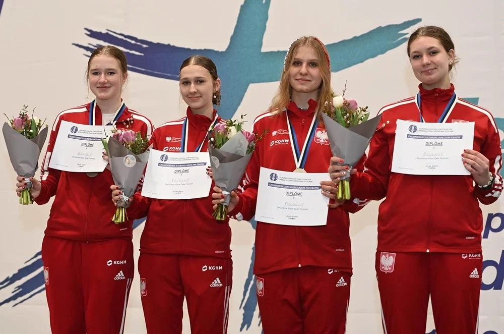 Gliwickie szpadzistki wicemistrzyniami Europy!