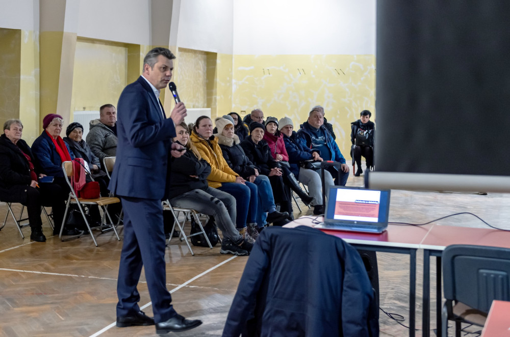 Prezydent Bytomia spotkał się z mieszkańcami Bobrka