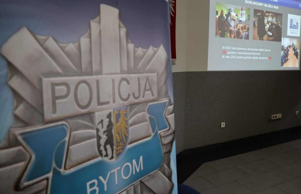 Odprawa roczna w bytomskiej komendzie