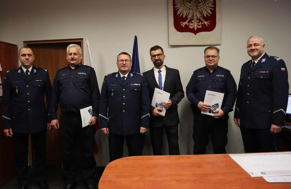 Pożegnanie z mundurem w bytomskiej komendzie