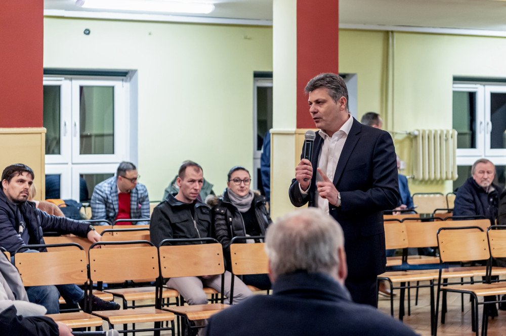 Prezydent Bytomia spotkał się z mieszkańcami Karbia