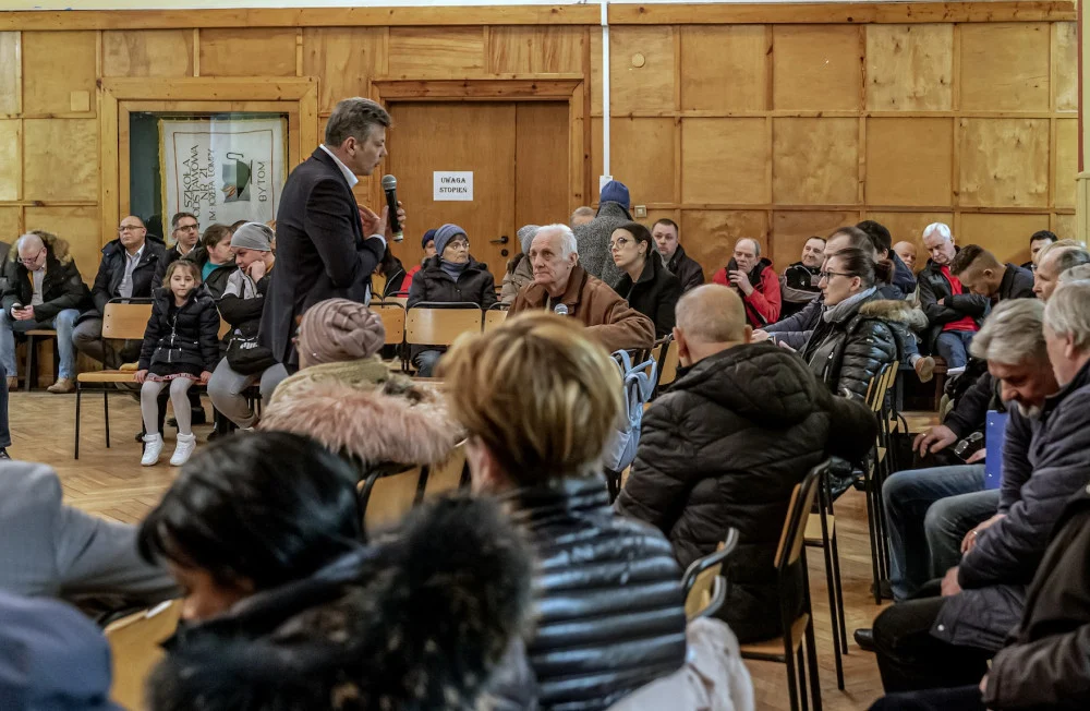 Prezydent Bytomia spotkał się z mieszkańcami Karbia