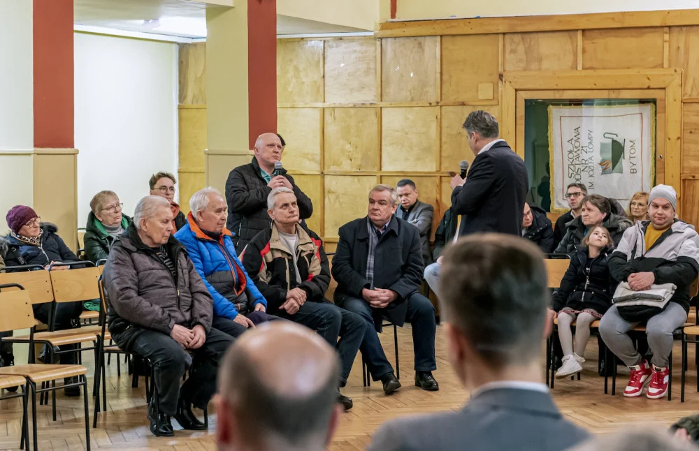 Prezydent Bytomia spotkał się z mieszkańcami Karbia